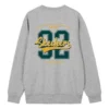 Number Printed Crew Sweatshirt ”Grey Black White”