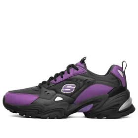 One Punch Man x Skechers Stamina V2 låga löparskor Svart/Lila