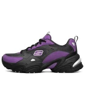 One Punch Man x Skechers Stamina V2 låga löparskor Svart/Lila