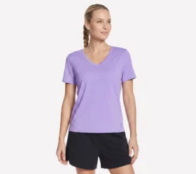 Pima T-shirt med V-ringning