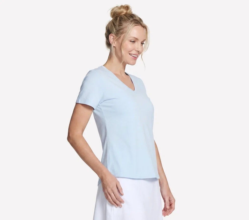 Pima T-shirt med V-ringning Pima T-shirt med V-ringning