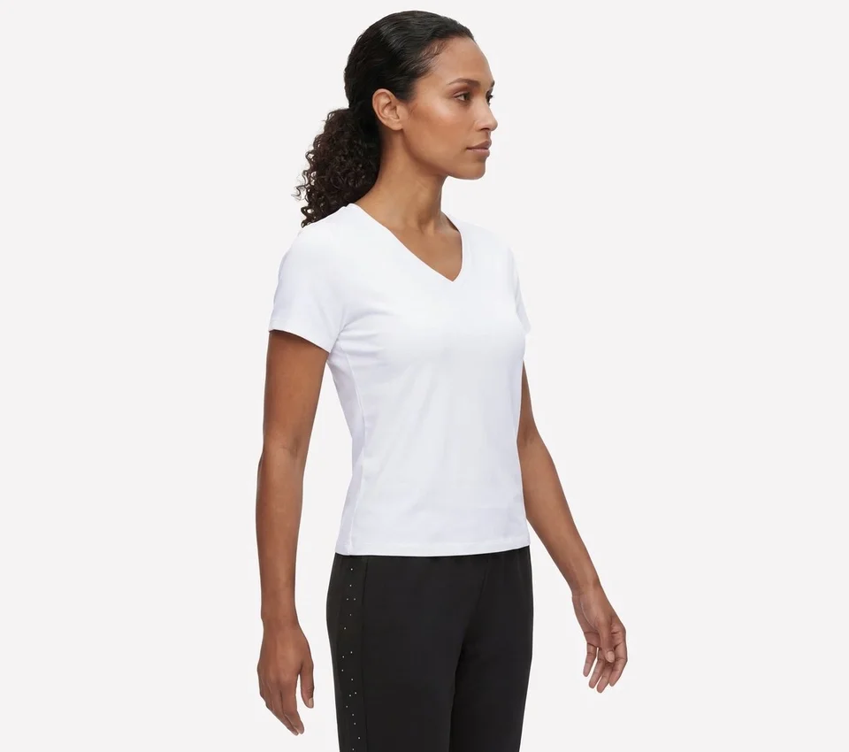 Pima T-shirt med V-ringning Pima T-shirt med V-ringning