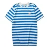 Randig T-shirt ”Blue White”