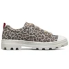 Roadies låga canvasskor Leopard/Grå