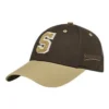 S-bokstavsbroderad basebollkeps ”Brown Tan”
