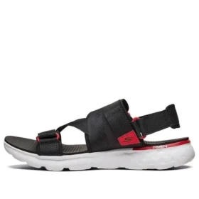 Sandaler med kardborreband för utomhusbruk, andningsbara, strand- och sportmodeller, svarta och röda