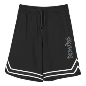 Shorts med logotryck ”Black White”
