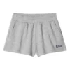 Shorts med logotryck ”Grågrön”
