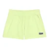 Shorts med logotryck ”Grågrön”