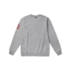 Skechers Alphabet Printing Knit Pullover för män, grå