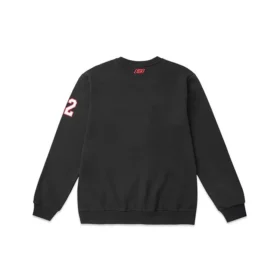 Skechers Alphabet Printing Knit Pullover för män, svart