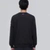 Skechers Alphabet Printing Knit Pullover för män, svart