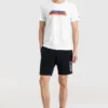Skechers Printing kortärmad t-shirt för män, vit