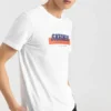 Skechers Printing kortärmad t-shirt för män, vit