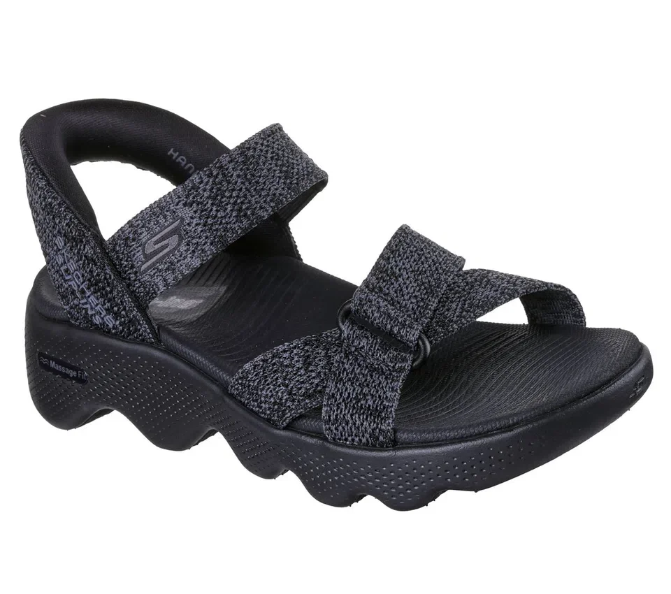 Skechers Slip-ins: Go Walk Massage Fit Sandal – Heather Skechers Slip-ins: Go Walk Massage Fit Sandal – Heather