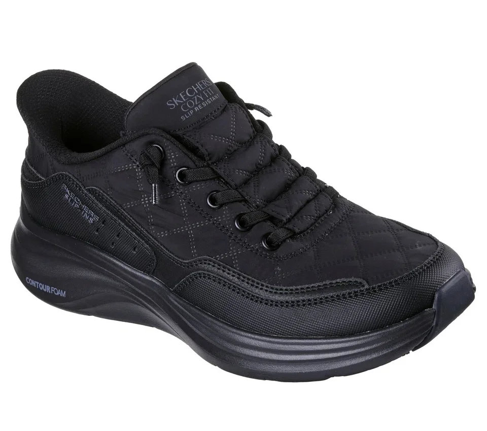 Skechers Slip-ins Work Halkskydd: Contour Foam – Cozy Fit Skechers Slip-ins Work Halkskydd: Contour Foam – Cozy Fit