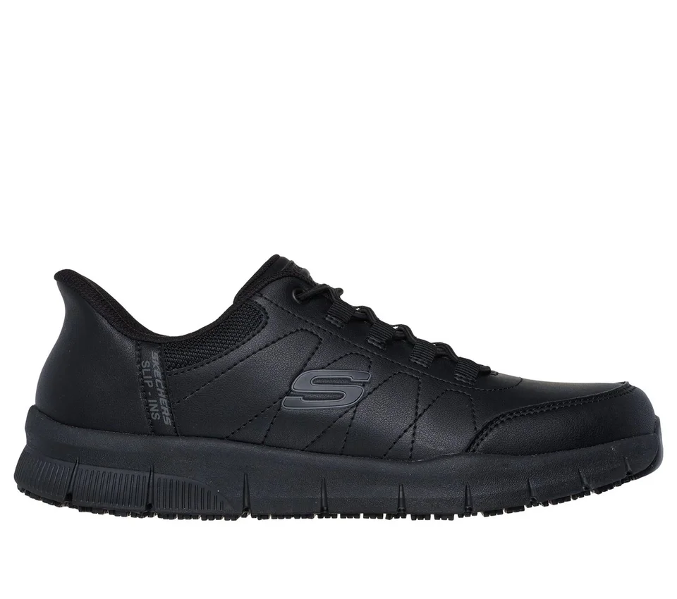 Skechers Slip-ins Work Slip-Resistant: Nampa – Knotly Skechers Slip-ins Work Slip-Resistant: Nampa – Knotly