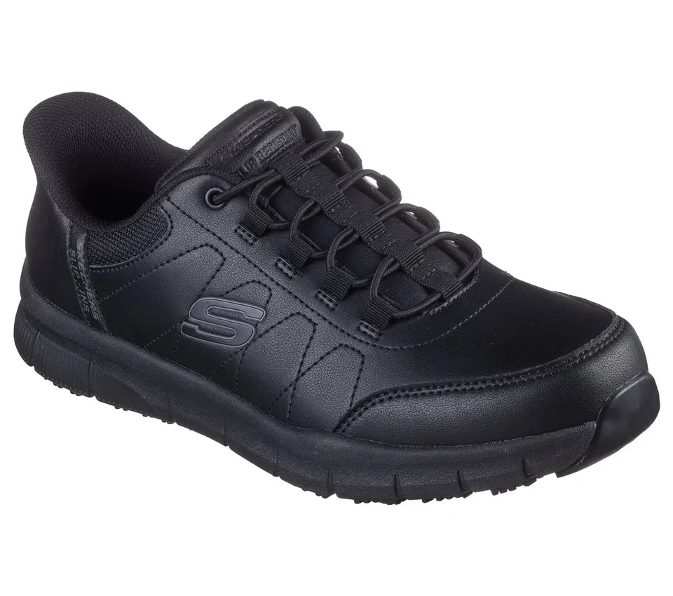 Skechers Slip-ins Work Slip-Resistant: Nampa – Knotly Skechers Slip-ins Work Slip-Resistant: Nampa – Knotly