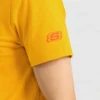 Skechers Sport Alphabet Printing kortärmad tröja för män i guldfärg