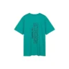 Skechers stickad T-shirt med rund hals och korta ärmar för män, blå