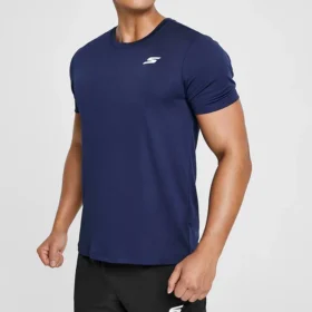 Skechers tränings- och löparskor för män, kortärmad, blå