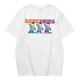 Skechers x Hankow T-shirt med tryck ”White Multi-Color”