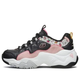 Skechers x Line Friends D’ Lites 3.0 Låga klumpiga skor Svart/Rosa