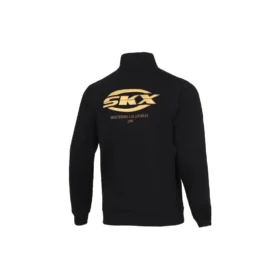 Skechers x SKX Logo Printed Casual Jacket ”Black Yellow”