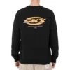 Skechers x SKX-tröja med tryckt logotyp ”Svart Gul”
