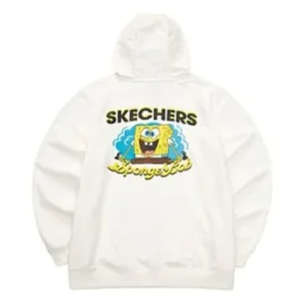Skechers x SpongeBob SquarePants grafisk hoodie ”Vit Gul Svart”