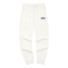 Skechers x SpongeBob SquarePants Logo Printed Casual Pant ”White Black”