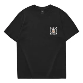 Skechers x SpongeBob T-shirt med tryck och korta ärmar ”Black White” Skechers x SpongeBob T-shirt med tryck och korta ärmar ”Black White”