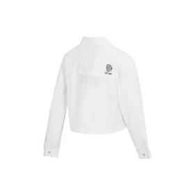 Skjorta med logotryck ”White Pink”
