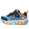 Sneakers ”Ljusblå Marinblå Orange”