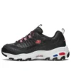 Snickers x Skechers D Lites 1.0 låga pappaskor Svart
