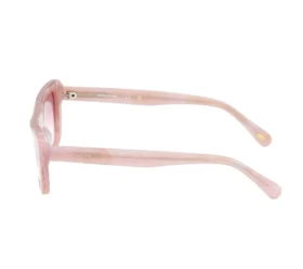 Solglasögon med upphöjd Cateye-modell och marmorerad gradient