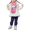 Solid Hooded Down Jacket ”White”