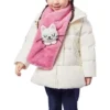 Solid Hooded Down Jacket ”White”