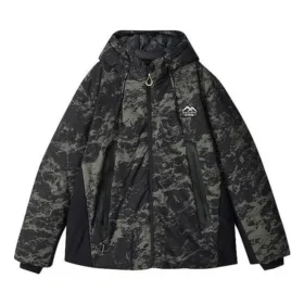 Sport Camo Warm Jacket ”Black Green”