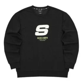 Sport Letter Crew-tröja ”Black White”