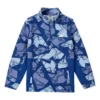 Sport- och fritidsserie, heltryckt sweatshirt med halv dragkedja ”Blue”
