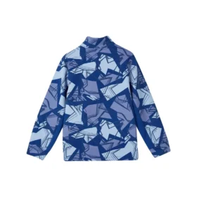 Sport- och fritidsserie, heltryckt sweatshirt med halv dragkedja ”Blue”