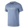 Sport-T-shirt med tryckt logotyp ”Teal White”