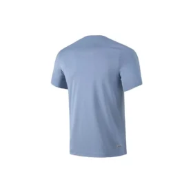 Sport-T-shirt med tryckt logotyp ”Teal White”