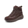 Sportiga casual-stövlar ”Dark Brown”