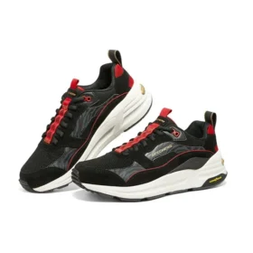 Sportiga fritidsskor ”Black Grey Red”