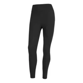 Sportiga stickade fitnessleggings ”Svart Rosa”