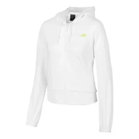 Sportjacka med huva, dragkedja och tryckt logotyp från Sports Series ”White”