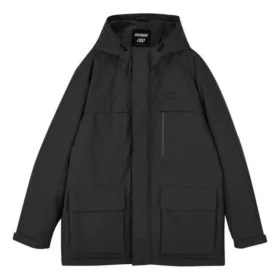 Sports Lifestyle Letter Printed Waterproof Down Jacket ”Black”