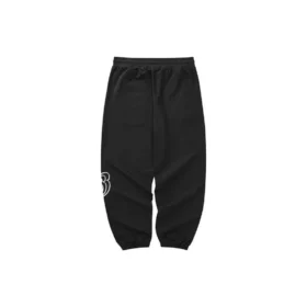 Stickade sweatpants ”Black”